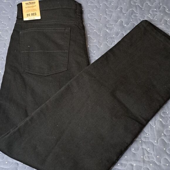 Urbine Pipeline black striaght jeans size 20 NWT - Picture 1 of 10
